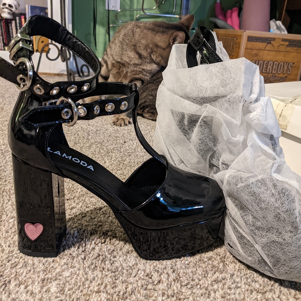 lamoda platform heels